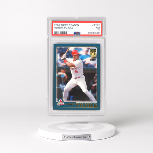 2001 Topps Traded #T247 Albert Pujols (PSA 7 NM)