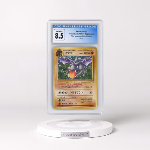 1997 The Mystery of the Fossils Aerodactyl - Holo (CGC 8.5 NM-MT+)