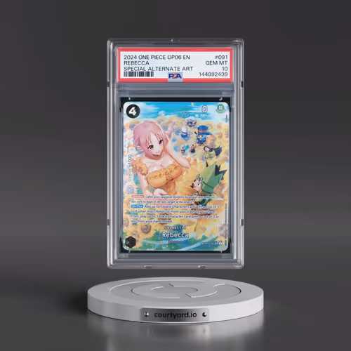 2024 One Piece OP06-Wings of the Captain #091 Rebecca - Special Alternate Art (PSA 10 GEM MINT)