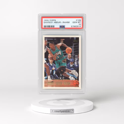 1996 Topps #128 Shareef Abdur-Rahim (PSA 10 GEM MINT)