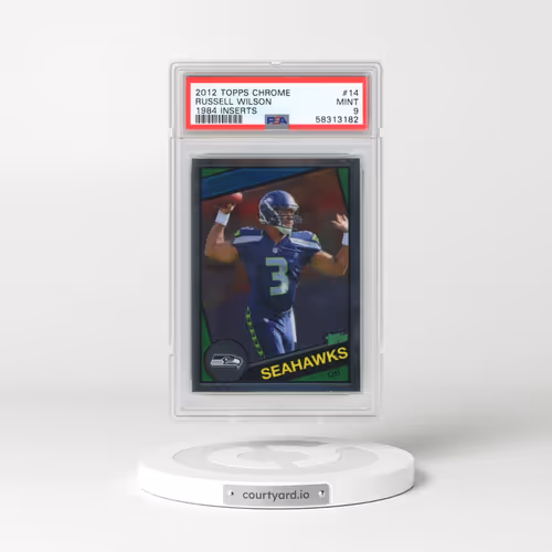 2012 Topps Chrome 1984 Inserts #14 Russell Wilson (PSA 9 MINT)