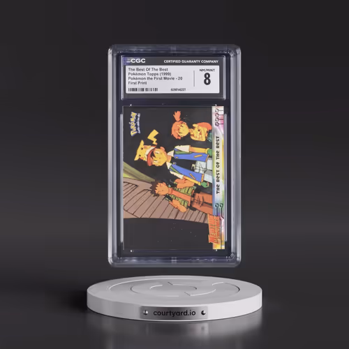 1999 Pokémon the First Movie #20 The Best Of The Best - First Print (Blue Topps Logo) (CGC 8 NM-MT)