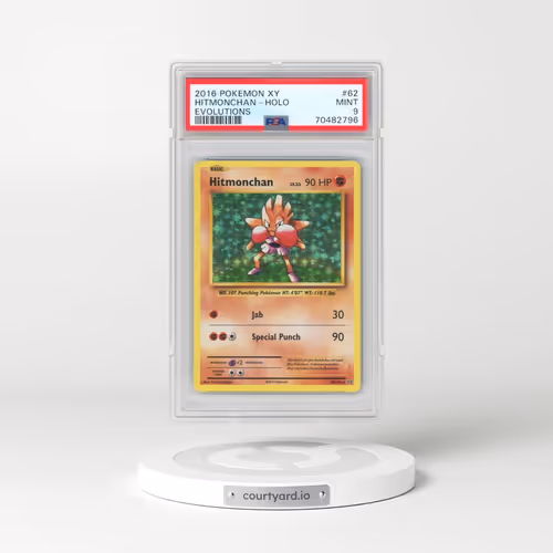 2016 Pokémon XY Evolutions #62 Hitmonchan - Holo (PSA 9 MINT)
