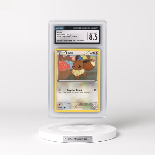 2012 Dark Explorers #83/108 Eevee (CGC 8.5 NM-MT+)