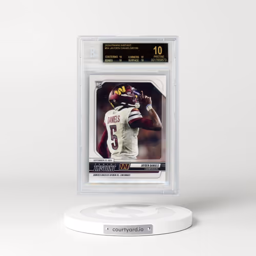 2024 Panini Instant NFL #54 Jayden Daniels (BGS 10 PRISTINE)