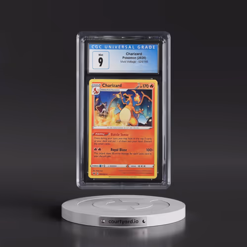 2020 Vivid Voltage #025/185 Charizard (CGC 9 MINT)