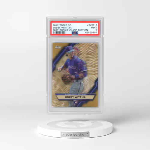 2022 Topps MLB 3D 2022 Rookie Class Motion #RCM17 Bobby Witt Jr. (PSA 9 MINT)