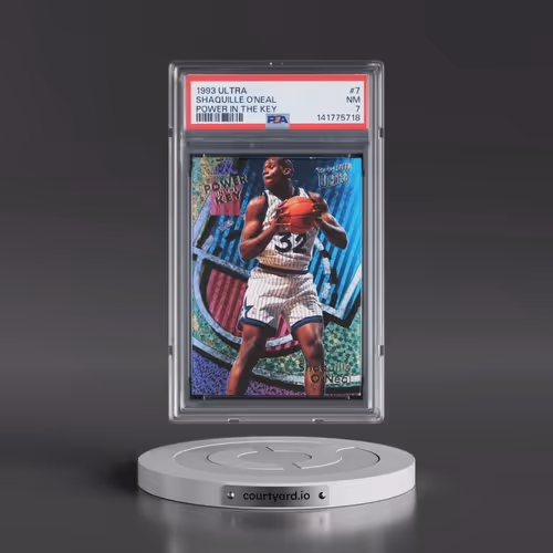 1993 Ultra Power in the Key #7 Shaquille O'Neal (PSA 7 NM)