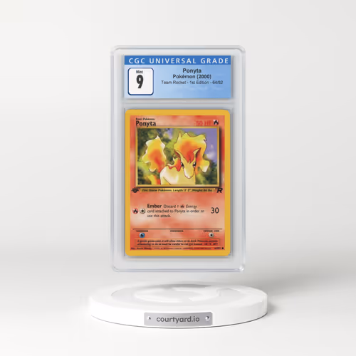 2000 Team Rocket #64/82 Ponyta - 1st Edition 1st Edition (CGC 9 MINT)