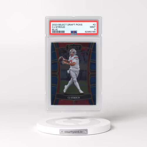 2023 Panini Select Draft Picks #2 CJ Stroud - Blue (PSA 9 MINT)