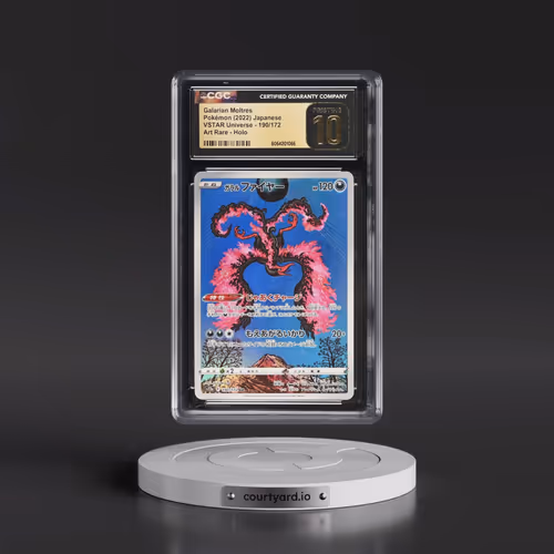 2022 VSTAR Universe #190/172 Galarian Moltres - Art Rare Holo (CGC 10 PRISTINE)