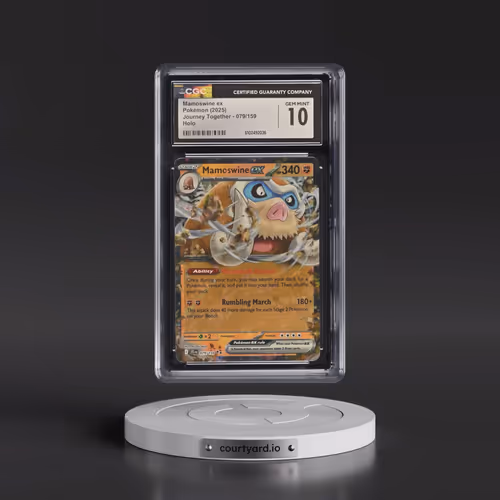 2025 Journey Together - JTG EN #079/159 Mamoswine ex - Holo (CGC 10 GEM MINT)