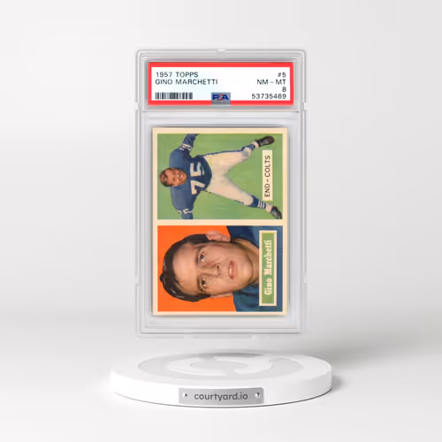 1957 Topps #5 Gino Marchetti (PSA 8 NM-MT)