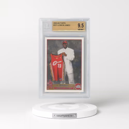 2003 Topps #221 LeBron James (BGS 9.5 GEM MINT)