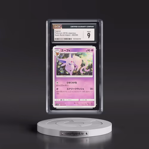 2018 Super-Burst Impact #040/095 Espeon (CGC 9 MINT)