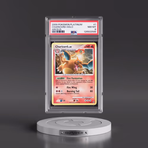 2009 Pokémon Platinum Arceus #1 Charizard - Holo (PSA 8 NM-MT)