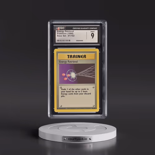 1999 Base Set #81/102 Energy Retrieval (CGC 9 MINT)