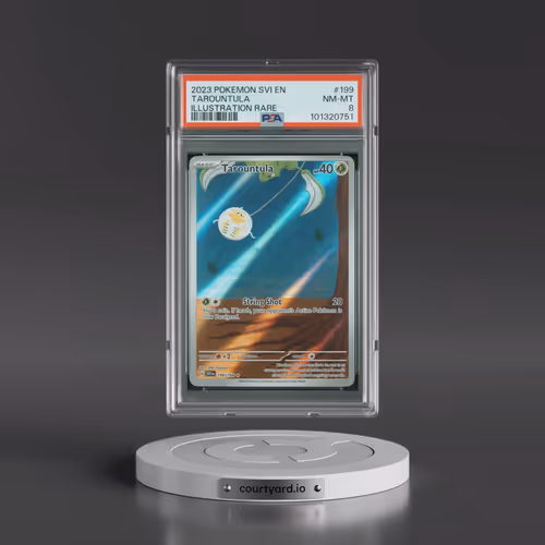 2023 Pokémon Svi EN-Scarlet & Violet #199 Tarountula - Illustration Rare (PSA 8 NM-MT)