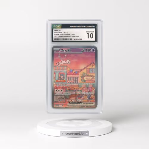 2023 Scarlet & Violet Promos #53 Mew EX - Full Art Holo (CGC 10 GEM MINT)