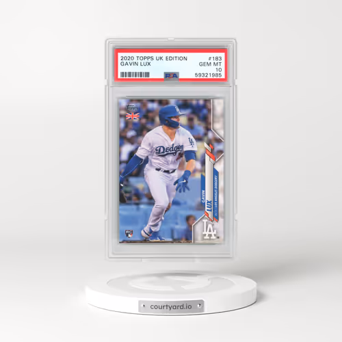 2020 Topps UK Edition #183 Gavin Lux (PSA 10 GEM MINT)