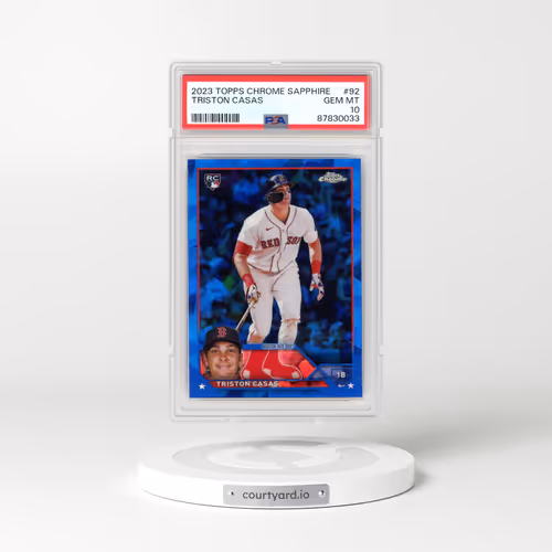 2023 Topps Chrome Sapphire #92 Triston Casas (PSA 10 GEM MINT)