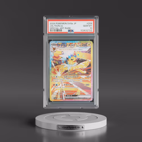 2024 Pokémon Sv8a-Terastal Fest EX #209 Jolteon EX - Holo Special Art Rare (PSA 10 GEM MINT)