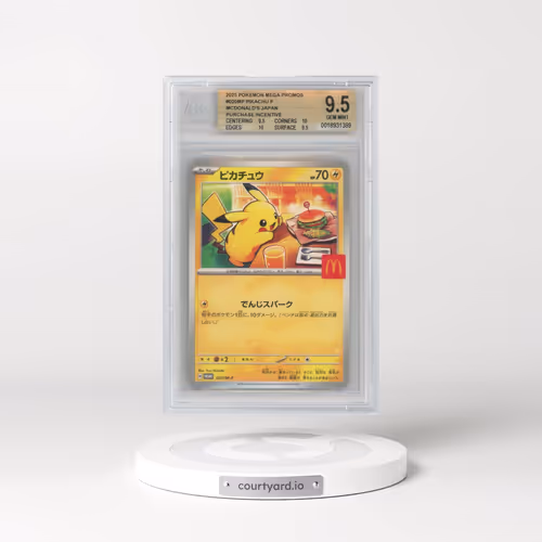 2025 Pokémon M-P Promo #020 Pikachu - McDonald's (BGS 9.5 GEM MINT)