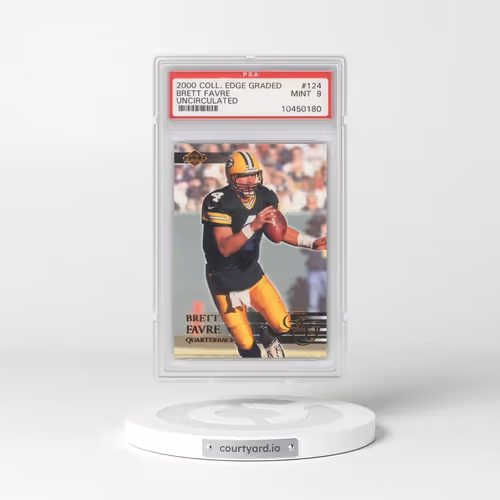 2000 Collector's Edge Graded #124 Brett Favre - Uncirculated (PSA 9 MINT)