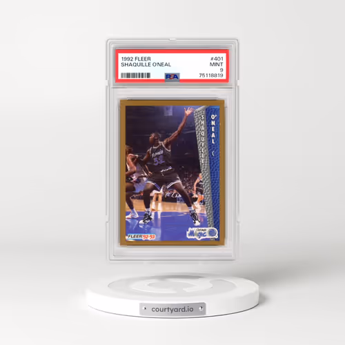 1992 Fleer #401 Shaquille O'Neal (PSA 9 MINT)