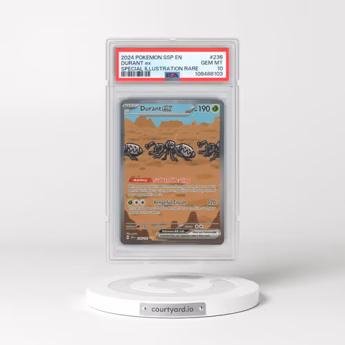 2024 Pokémon Ssp EN-Surging Sparks #236 Durant EX - Holo Special Illustration Rare (PSA 10 GEM MINT)