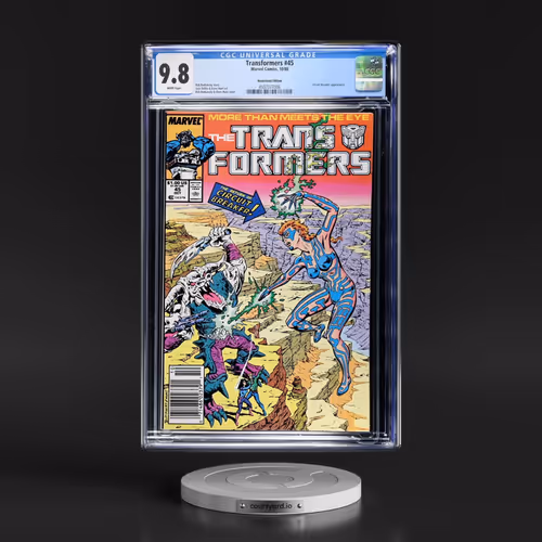 Transformers #45 CGC 9.8 White Pages (Marvel Comics, 10/88) - Newsstand Edition