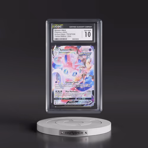 2022 Brilliant Stars #TG15/TG30 Sylveon VMAX - Trainer Gallery Holo (CGC 10 GEM MINT)
