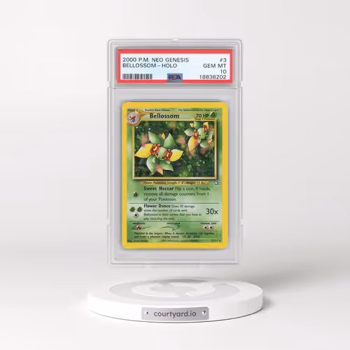 2000 Pokémon Neo Genesis #3 Bellossom - Holo (PSA 10 GEM MINT)