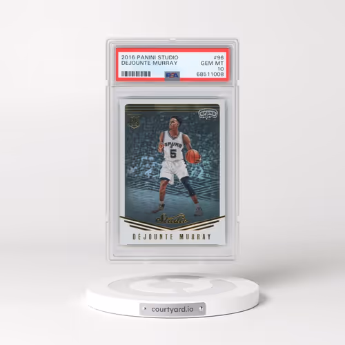 2016 Panini Studio #96 Dejounte Murray (PSA 10 GEM MINT)
