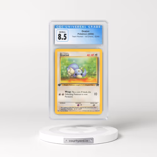 2000 Team Rocket #53 Dratini - 1st Edition (CGC 8.5 NM-MT+)