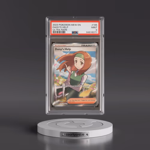 2023 Pokémon Mew EN-151 #195 Daisy's Help - Ultra Rare (PSA 9 MINT)