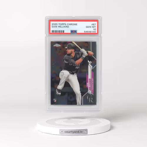 2020 Topps Chrome #67 Sam Hilliard (PSA 10 GEM MINT)