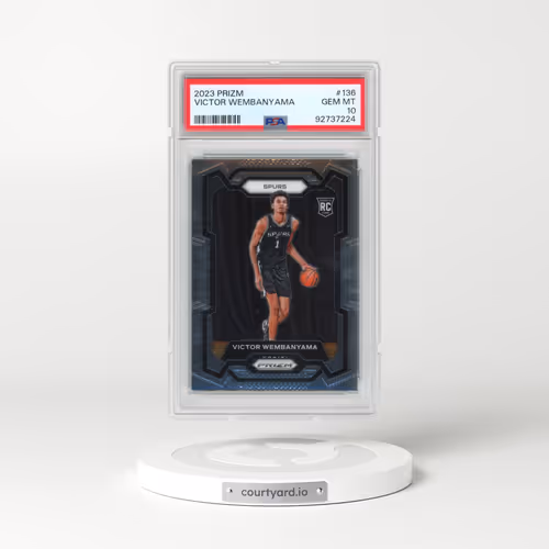 2023 Panini Prizm #136 Victor Wembanyama (PSA 10 GEM MINT)