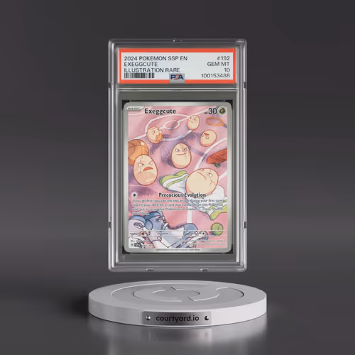 2024 Pokémon Ssp EN-Surging Sparks #192 Exeggcute - Illustration Rare (PSA 10 GEM MINT)