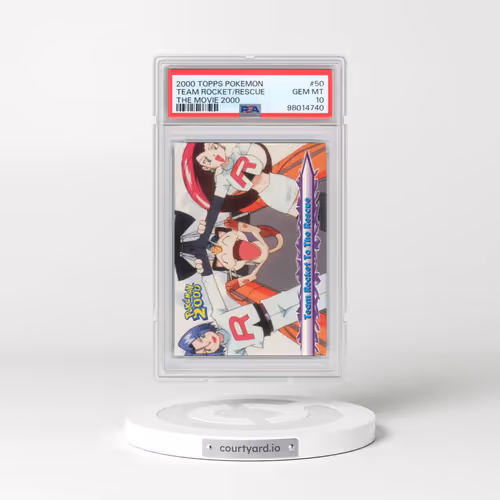 2000 Topps Pokémon the Movie 2000 #50 Team Rocket to the Rescue (PSA 10 GEM MINT)
