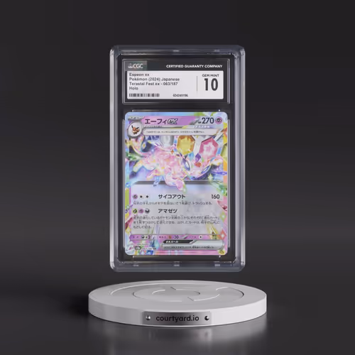2024 Pokémon Sv8a-Terastal Fest EX #063 Espeon EX - Holo (CGC 10 GEM MINT)