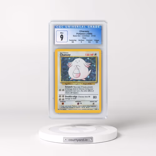 1999 Base Set #3/102 Chansey - Holo (CGC 9 MINT)