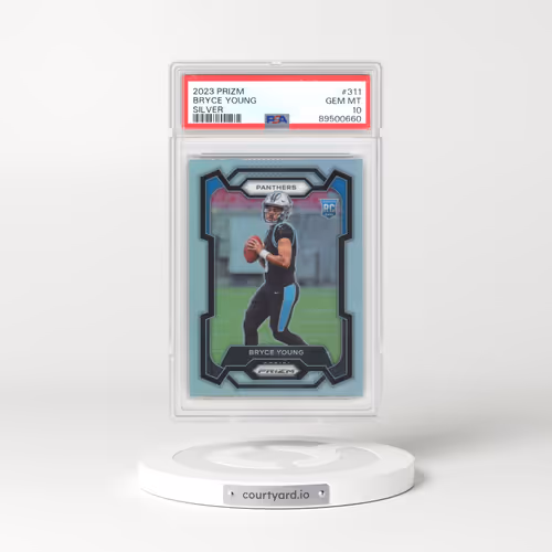 2023 Panini Prizm #311 Bryce Young - Silver Prizm (PSA 10 GEM MINT)