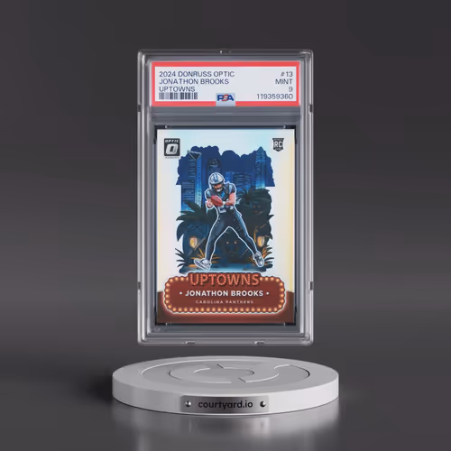 2024 Panini Donruss Optic Uptowns #13 Jonathon Brooks (PSA 9 MINT)