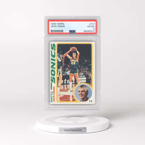 1978 Topps #117 Jack Sikma (PSA 4 VG-EX)