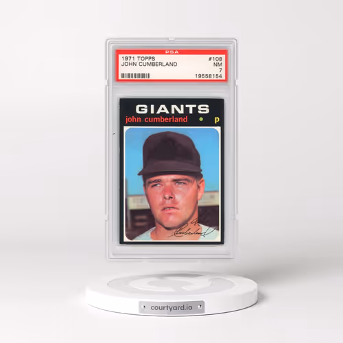 1971 Topps #108 John Cumberland (PSA 7 NM)