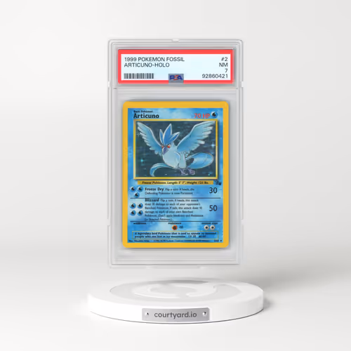 1999 Pokémon Fossil #2 Articuno - Holo (PSA 7 NM)