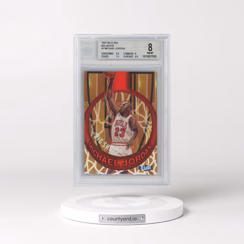 1997 Ultra Big Shots #1 Michael Jordan (BGS 8 NM-MT)