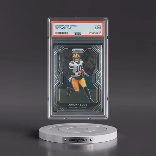 2020 Panini Prizm #363 Jordan Love (PSA 9 MINT)