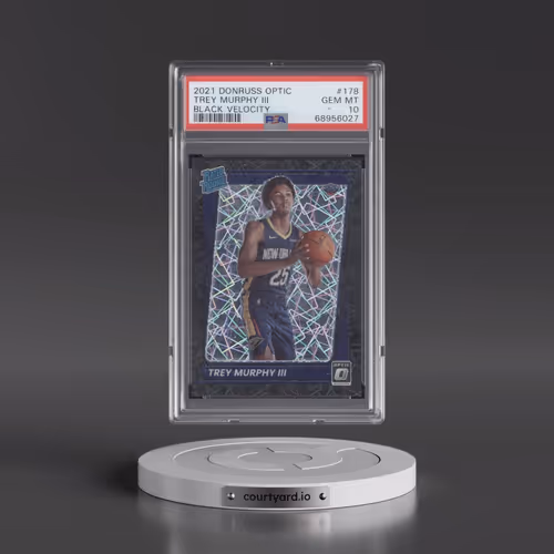 2021 Panini Donruss Optic #178 Trey Murphy III - Black Velocity (PSA 10 GEM MINT)